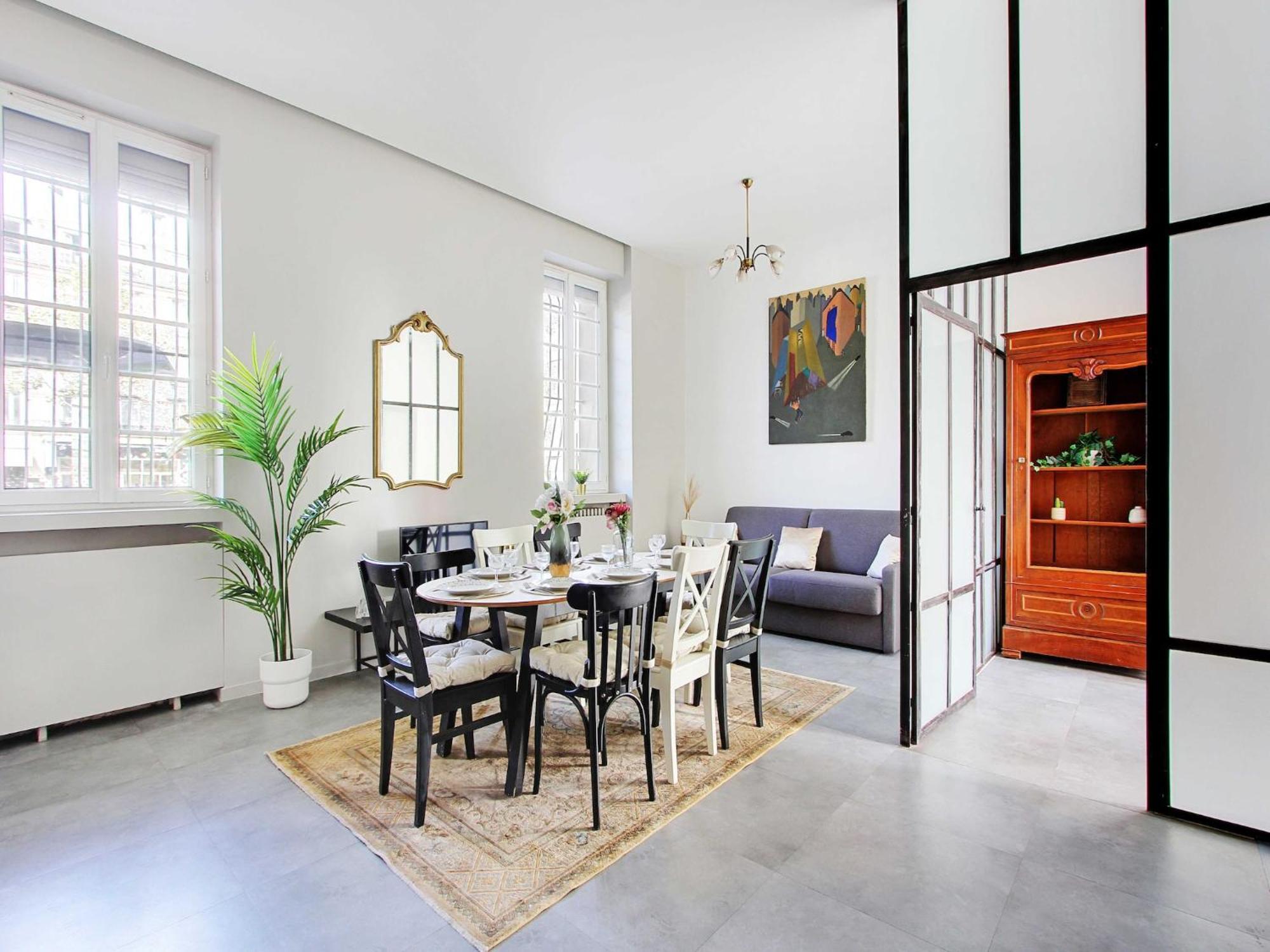 Magnificent - 2br 7p - Les Buttes Chaumont Apartment Paris